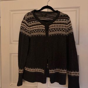 Eddie Bauer fair aisle cardigan